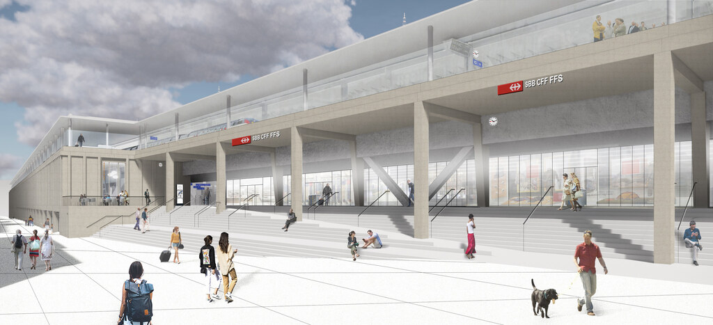 Le voile a été levé sur le futur visage de la gare de Lausanne